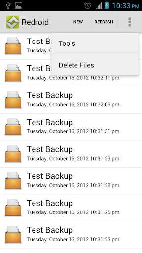 Re-droid : Backup and Restore