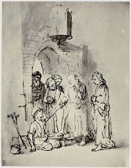 Rembrandt, Peter and John Healing
