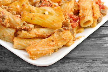 Three Cheese Ziti with Turkey
