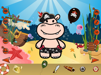 Hippo Dress Up Game poster 5