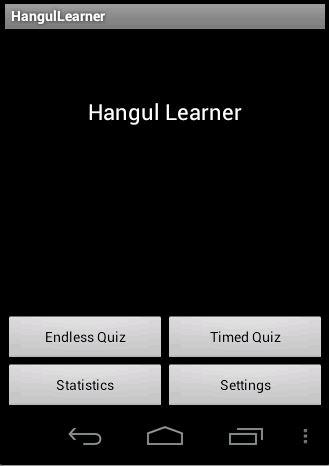 Hangul Learner