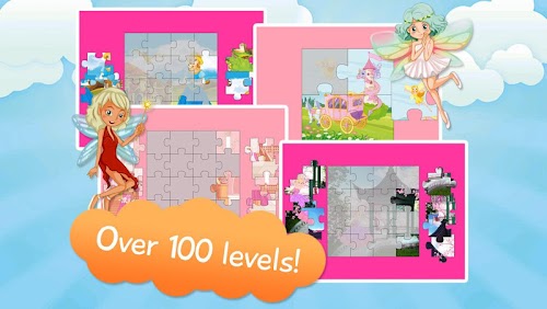 Android application Kids Princess Jigsaw Puzzle screenshort