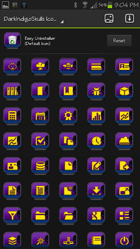 ICON PACK DarkIndigoSkulls