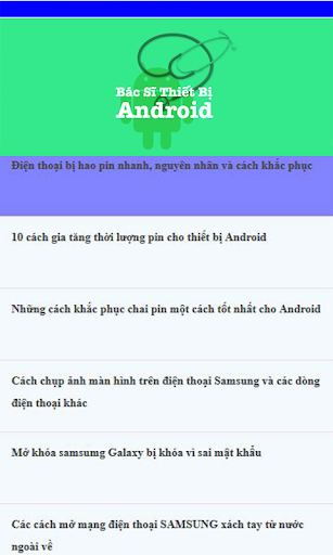 bac si thiet bi android