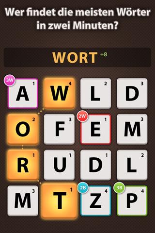 Android application Wordblitz for Friends screenshort