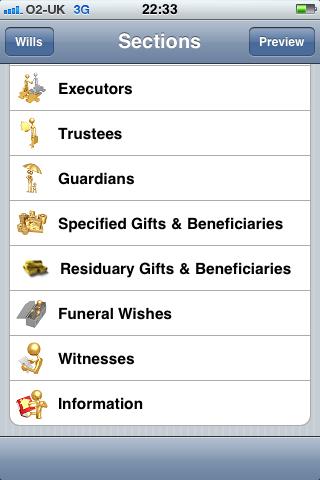 Last Will and Testament Screen 3