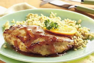 Chicken Breasts with Orange Glaze