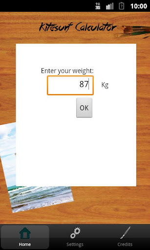 Kitesurf Calculator