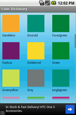 Color Dictionary Free