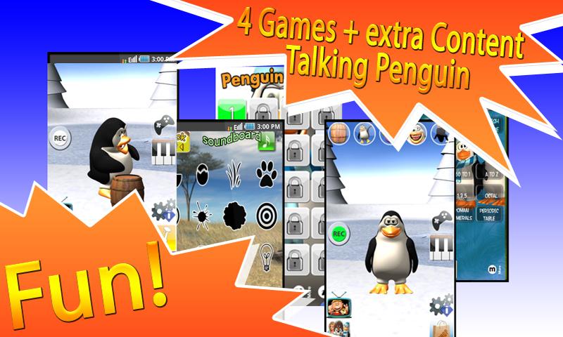 Sweet Talking Penguin Deluxe Screen 1