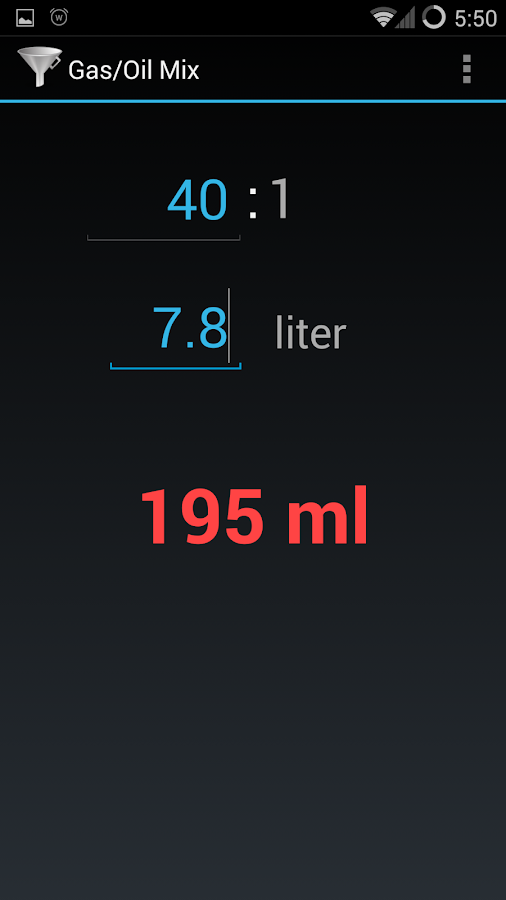 Gas/Oil Mix - Android Apps on Google Play