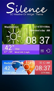 SILENCE THEME GO WEATHER EX