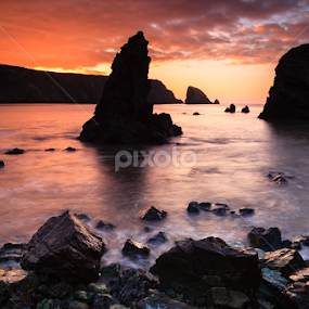 Ballydowane Sunrise by Graham Daly - Landscapes Sunsets & Sunrises