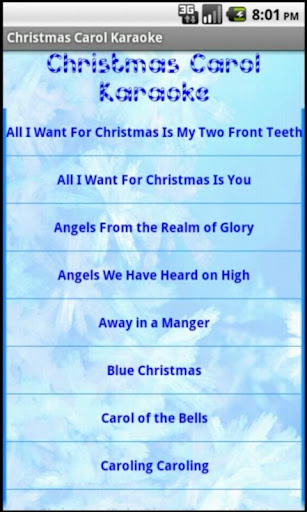 Christmas Carol Karaoke