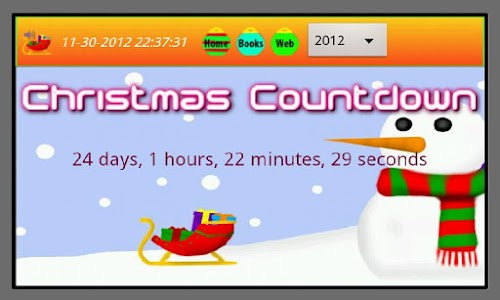 Android application 2013 Christmas Countdown screenshort