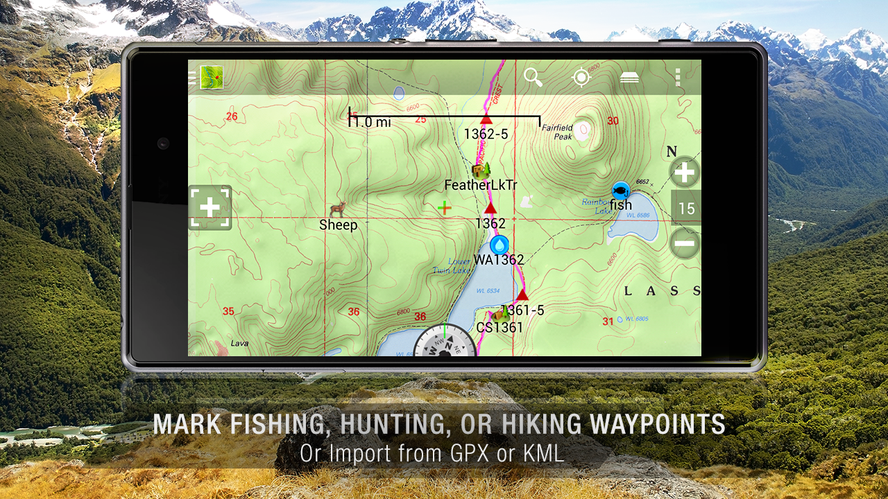 BackCountry Navigator TOPO GPS - screenshot