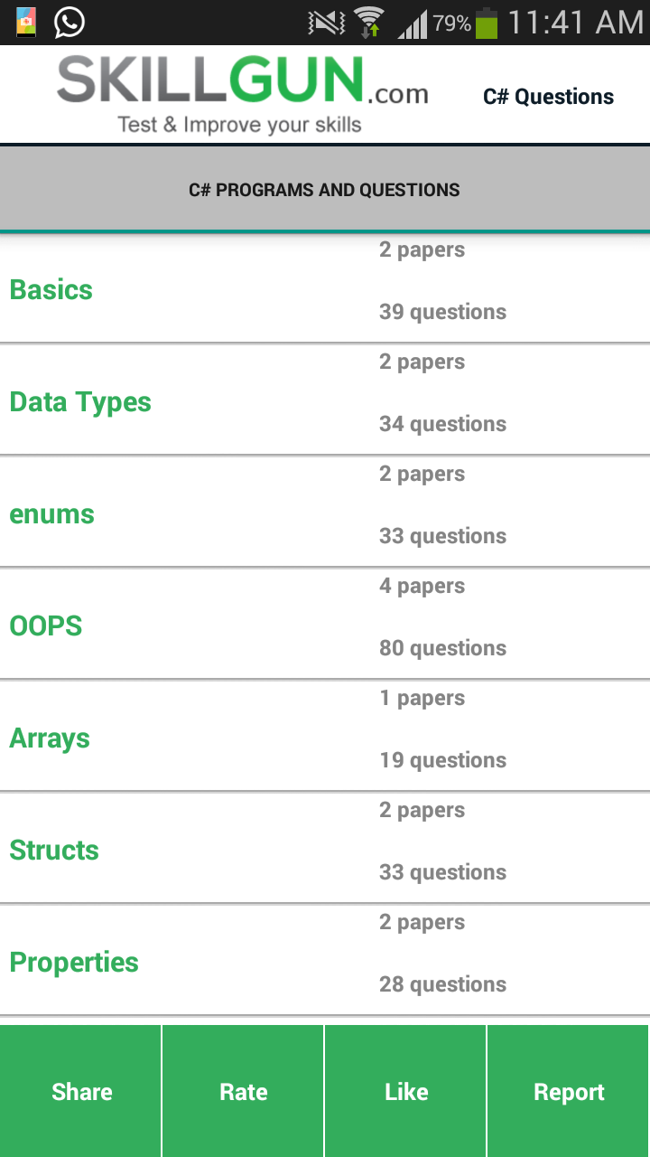C# Interview Questions Screen 2
