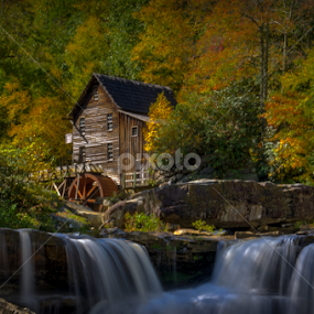 My Golden October by Randell Whitworth - Buildings & Architecture Public & Historical