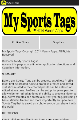 My Sports Tags