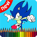 Coloring pages Sonic Apps icon