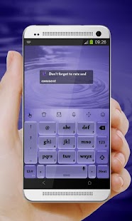 Blurry Purple TouchPal Theme Screenshots 4
