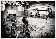 Fabriekshal wolspinnerij