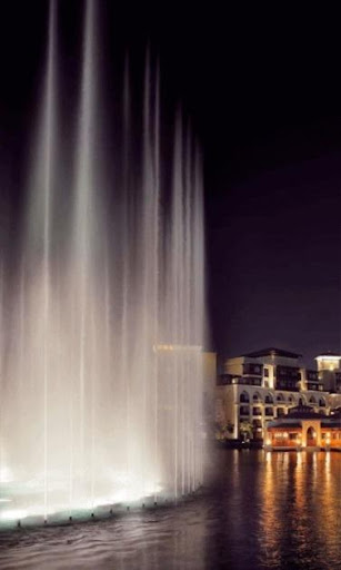 迪拜噴泉動態壁紙