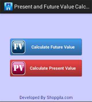Present Future Value Calc