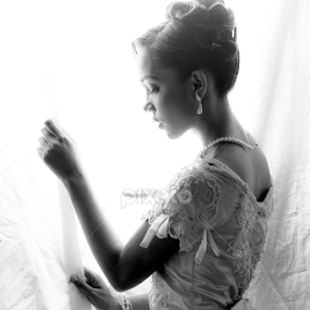 The Bride by Juan Calleja - People Portraits of Women