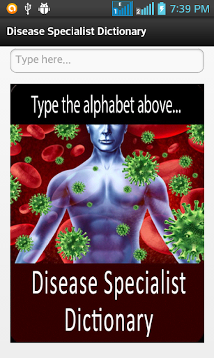 Disease Specialist dictionary