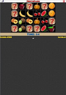PhotoPairs. Memory game. Screenshots 0