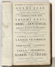 Titelpagina voor de serie Byvoegsel tot de Koninglyke Almanach, genaamd het Gulde-Jaar der Bondgenooten, 1706