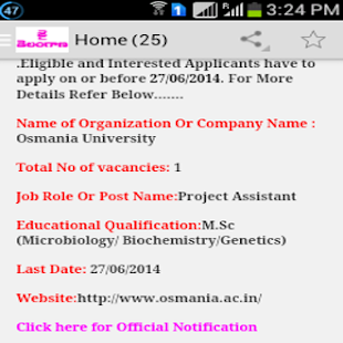 Free Telangana Jobs APK