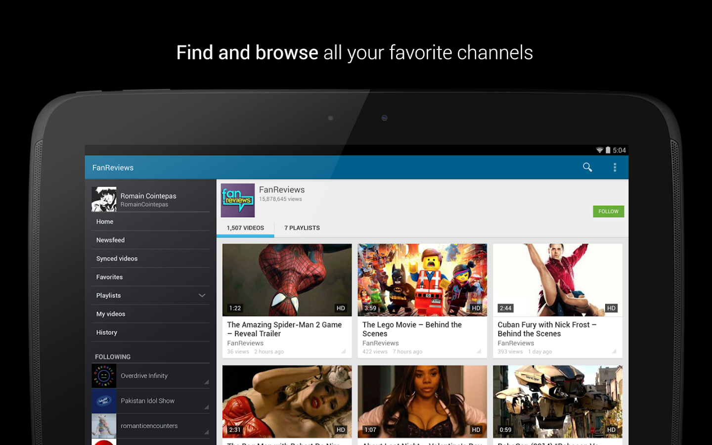 Dailymotion AndroidApps auf Google Play