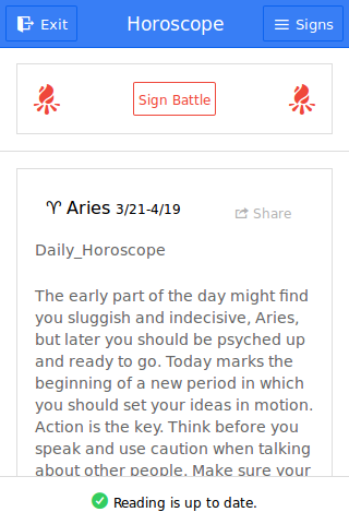 【免費生活App】Horoscope-APP點子