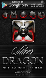 ICON PACK silver dragon Screenshots 9