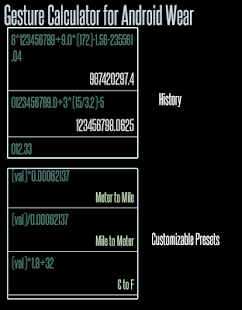 Free Gesture Calc for Android Wear APK