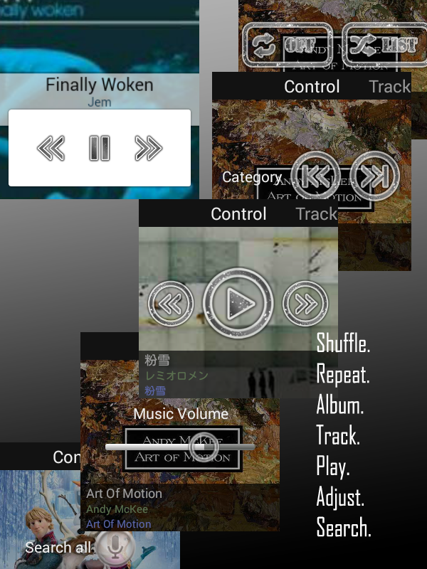 Poweramp Remote 4 Android Wear Screen 3