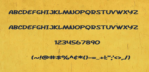 Comic Font Pack FlipFontÂ® -  apk apps