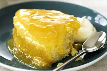 Fastest ever lemon pudding