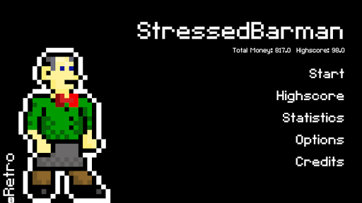 Stressed Barman