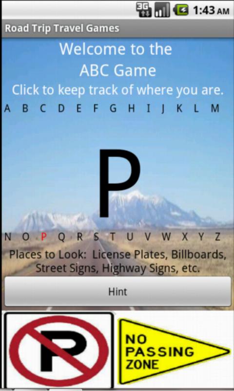 Road Trip Travel Games Screen 2