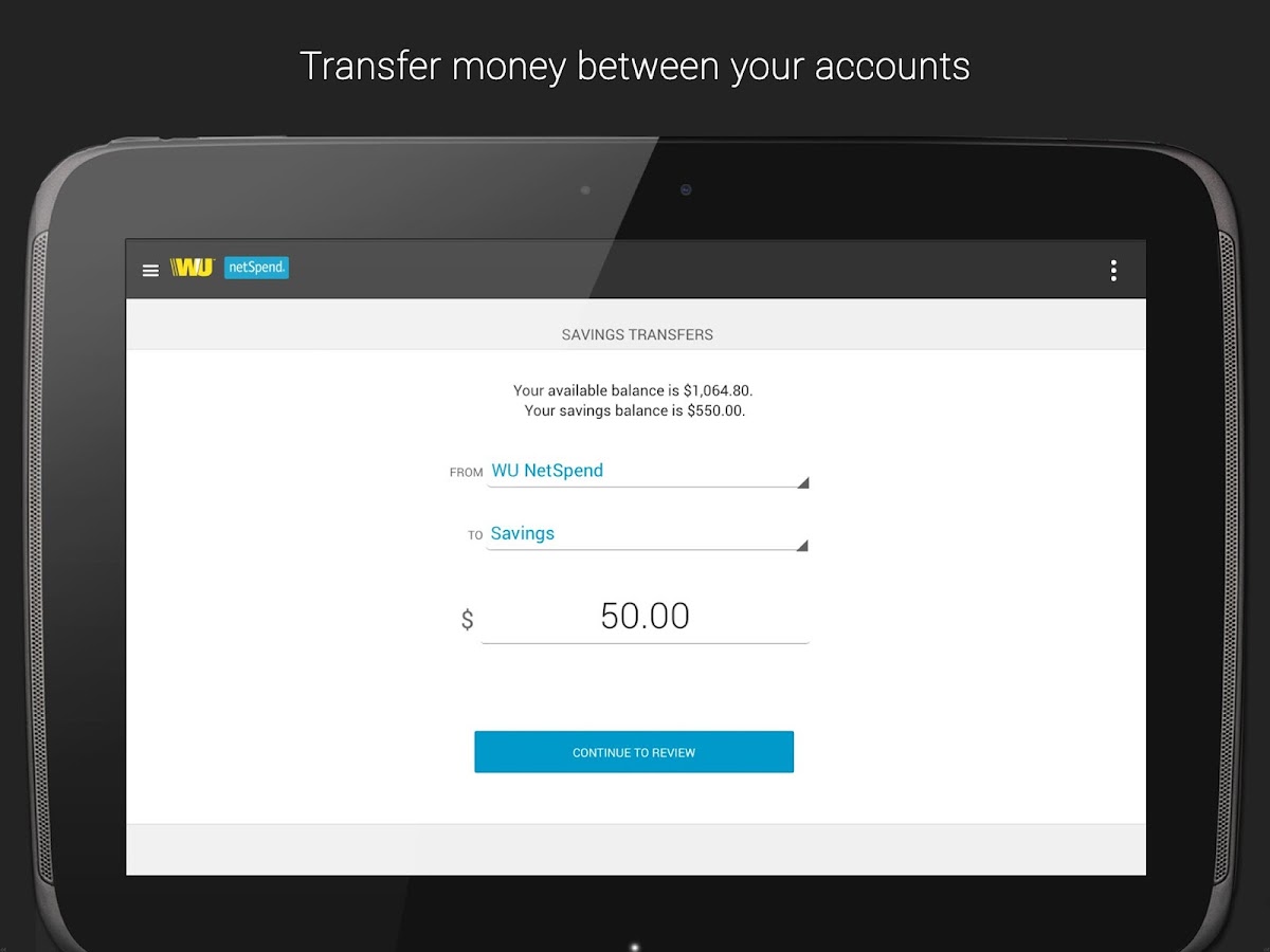 Western Union NetSpend Prepaid Android Apps on Google Play