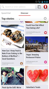 Navigateur Opera pour Android - screenshot thumbnail