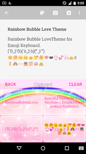 Rainbow Bubble Love Theme