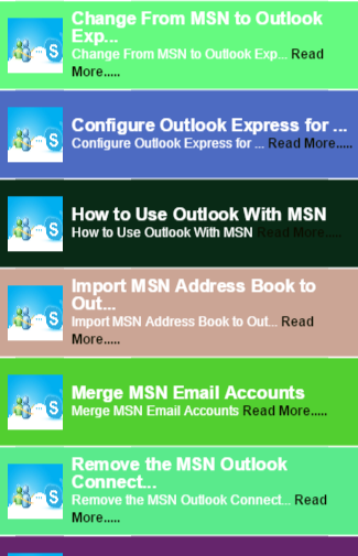 How to MSN Email