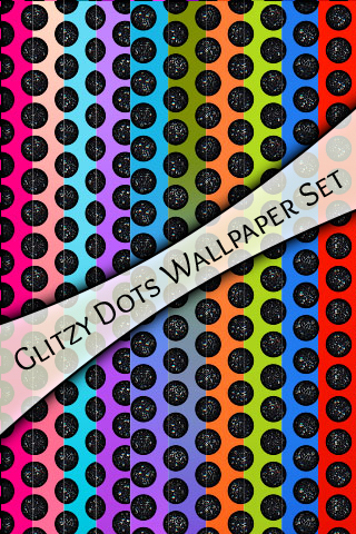 WALLPAPER SET - Glitzy Dots