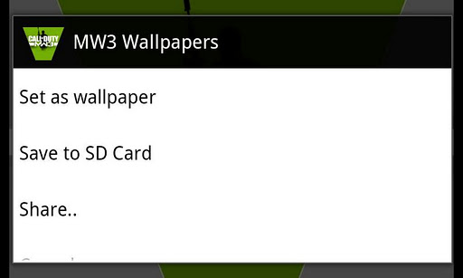 Call of Duty MW3 Wallpapers Android app Screenshot 4