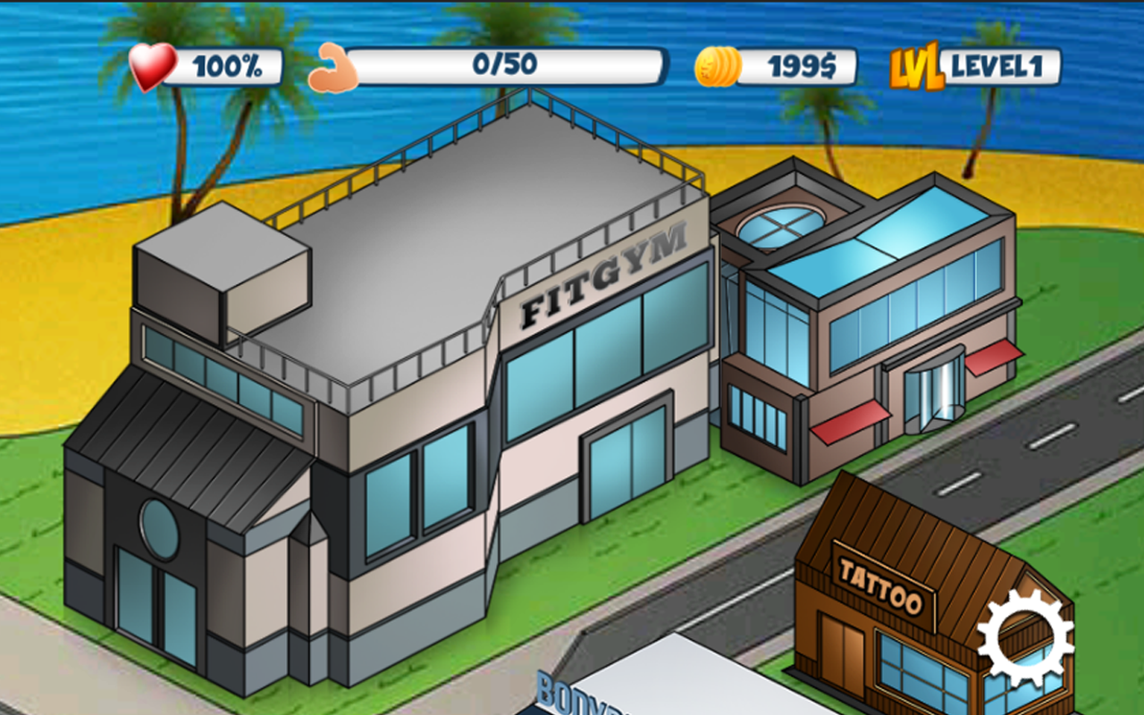 Bodybuilding & Fitness game Iron Muscle 2 Android Apps on Google Play