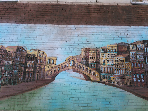 Граффити Окно в Венецию